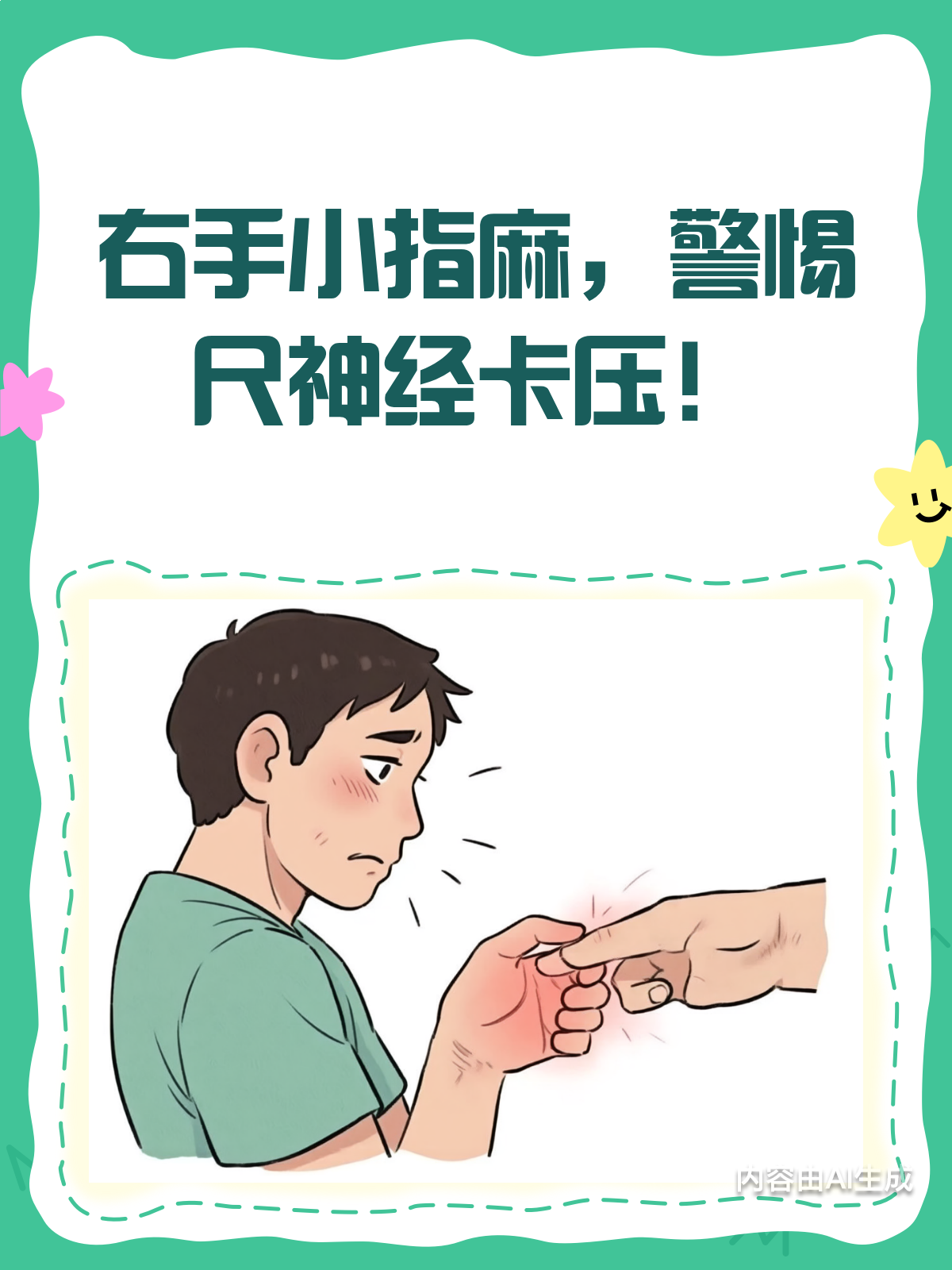 右手小指麻?小心尺神经在肘管被“卡”!