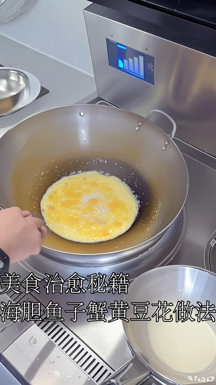 美食治愈秘籍:海胆鱼子蟹黄豆花做法