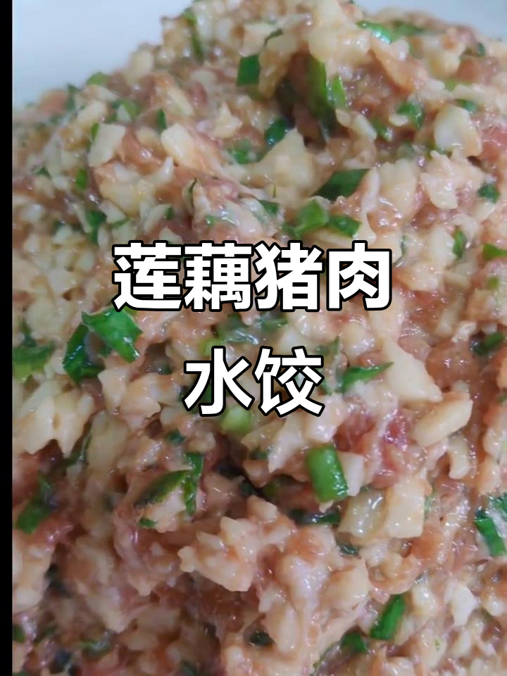 猪肉莲藕饺子,鲜香四溢让人无法抗拒
