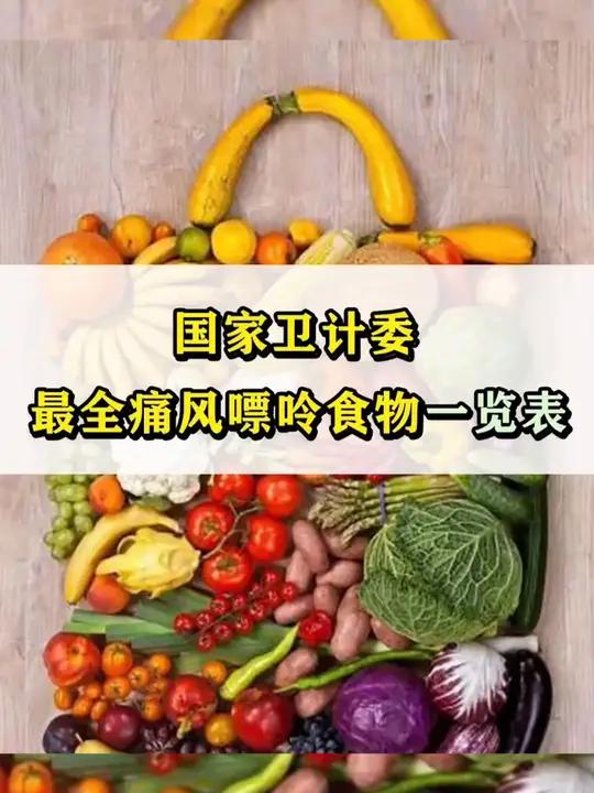 高嘌呤食物一览表,大家记得收藏!