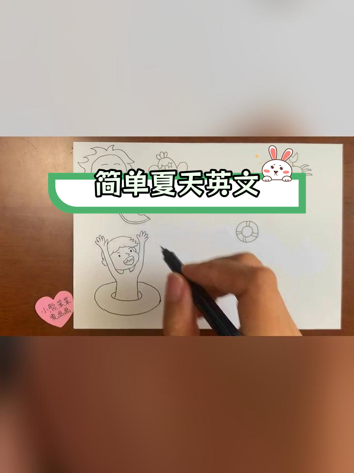 夏日英语手抄报教程