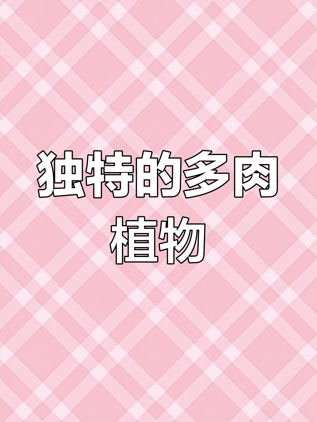 奇特多肉大盘点,这些品种你绝对没见过!