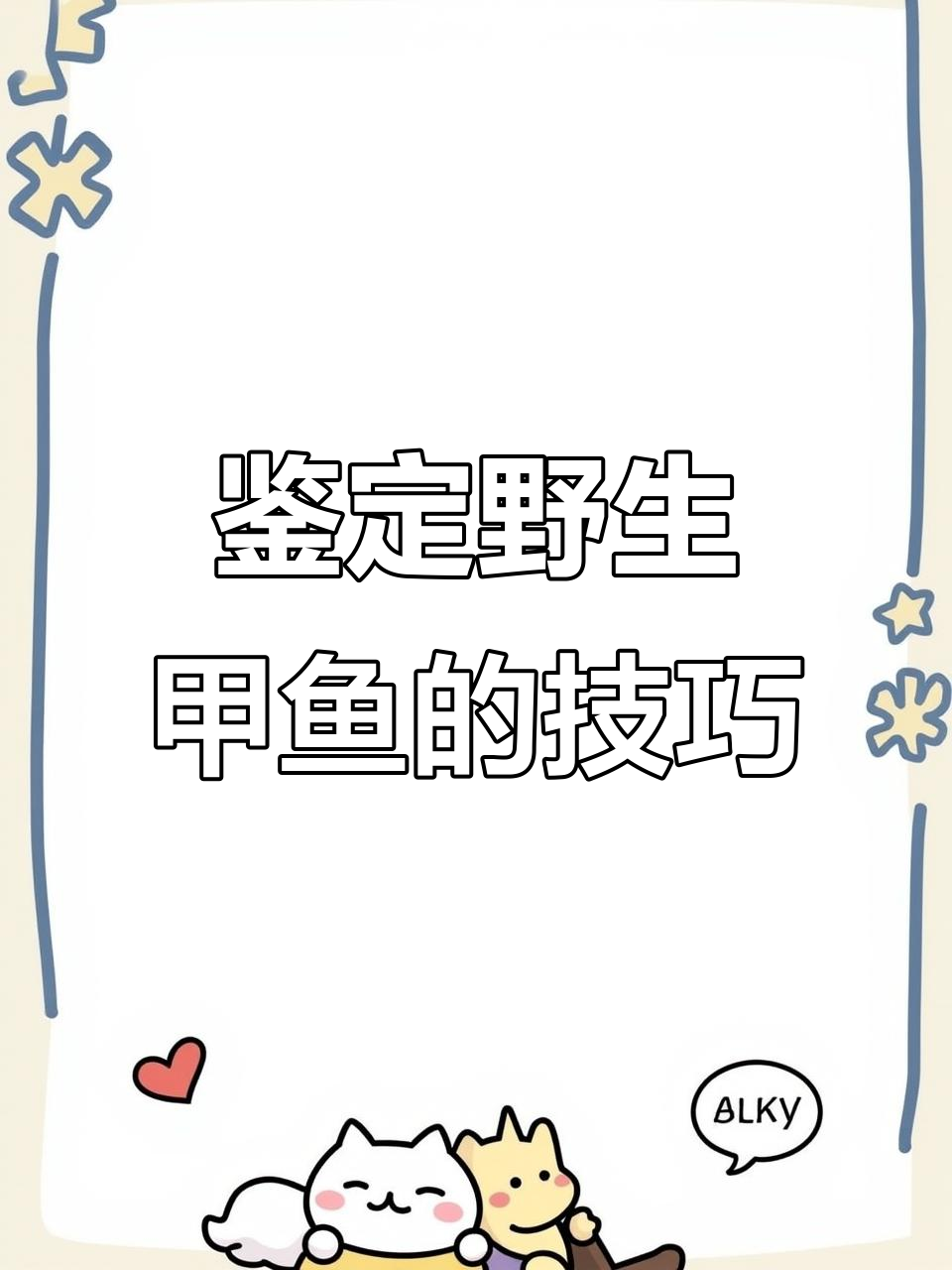 如何辨别野生甲鱼？看这些关键特征