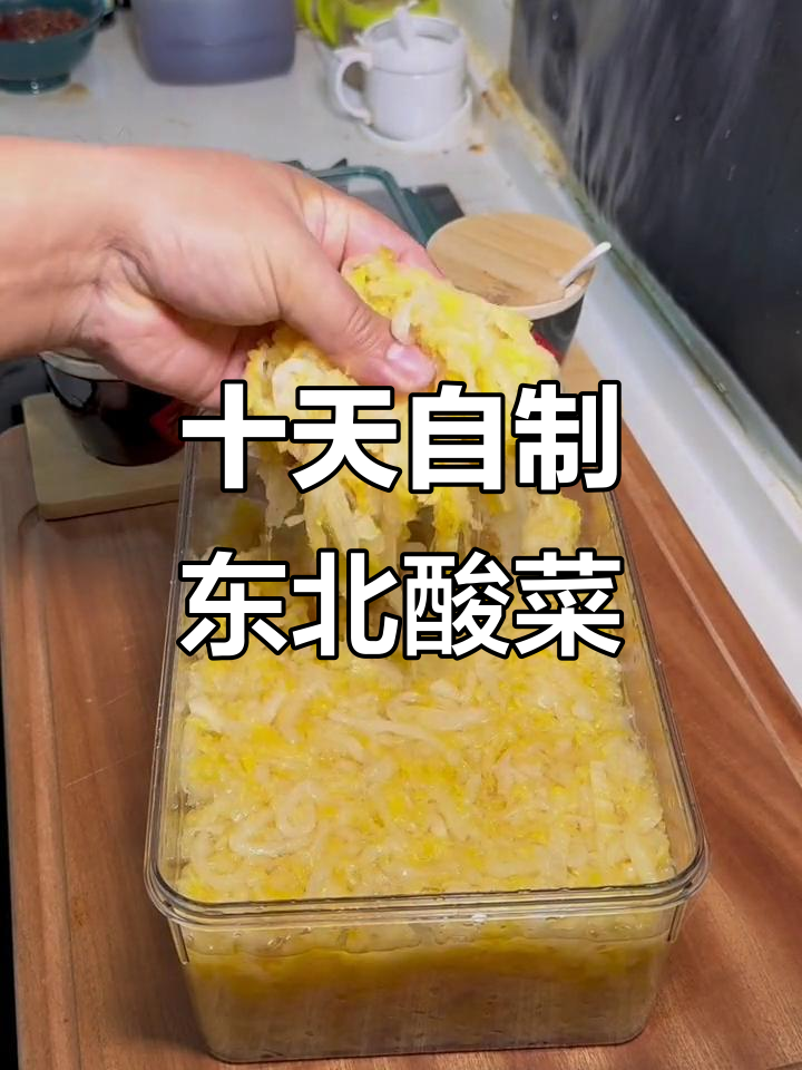 城市里如何快速腌制正宗东北酸菜,10天就能吃到新鲜美味