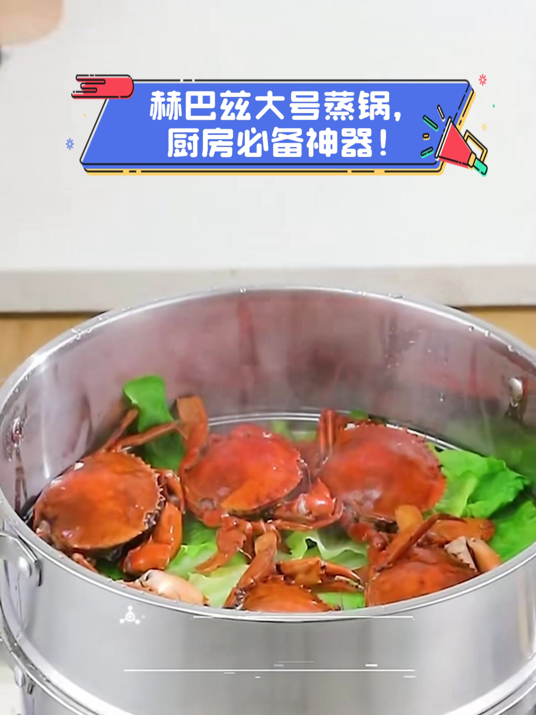 赫巴兹大号蒸锅,厨房必备神器!