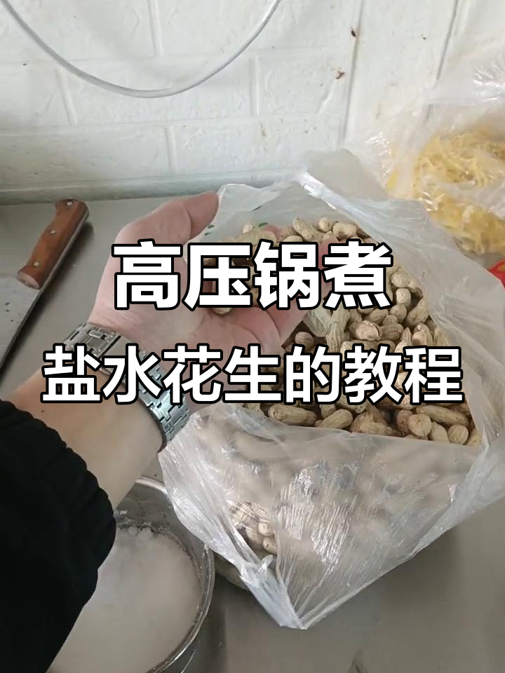 盐水花生高压锅做法,简单又美味