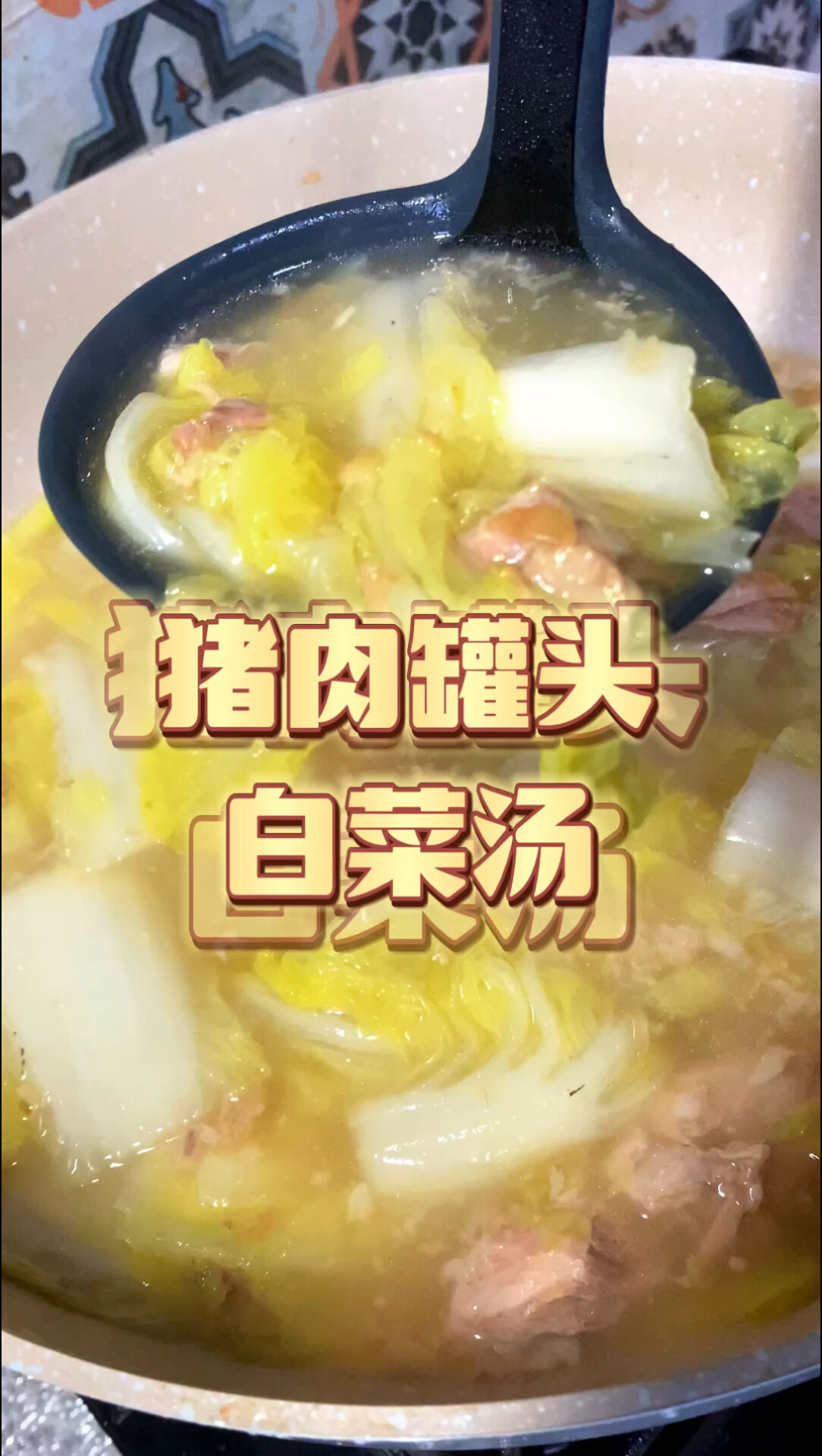 猪肉罐头白菜汤
