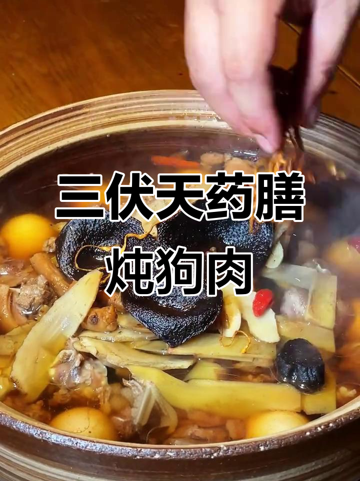 湖南三伏天必吃药膳炖狗肉，驱寒又滋补