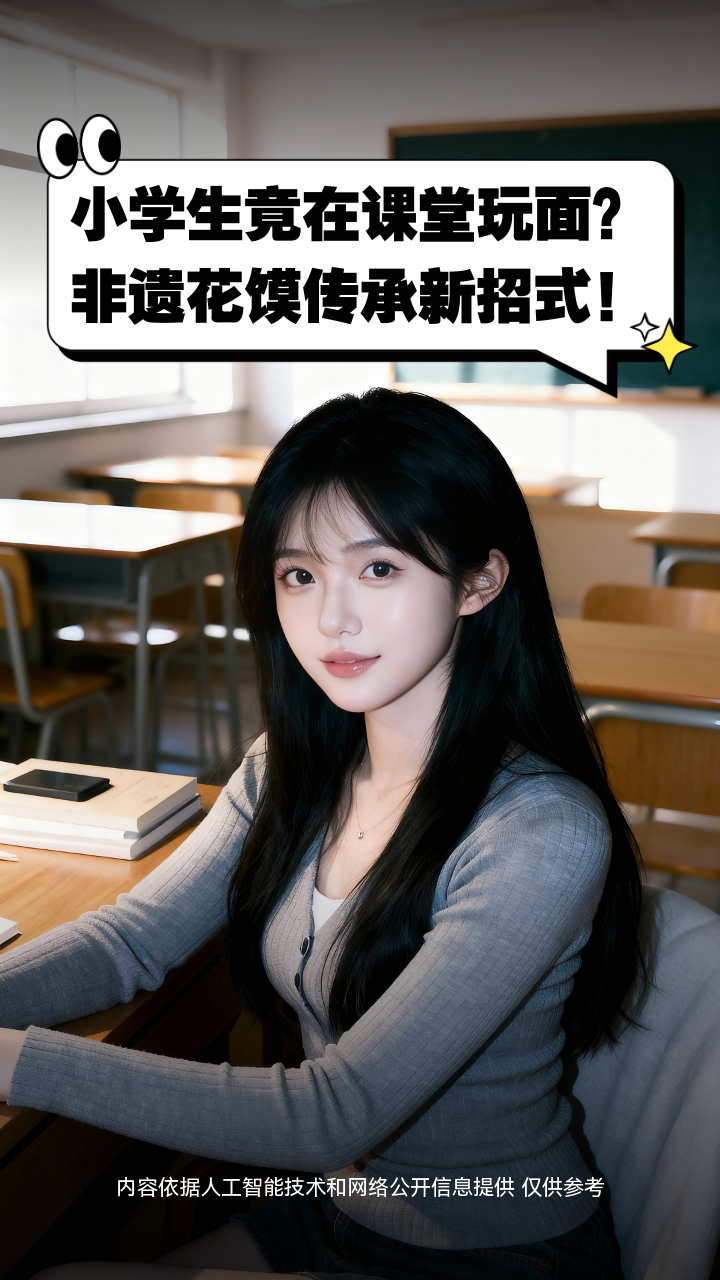 小学生竟在课堂玩面？非遗花馍传承新招式！
