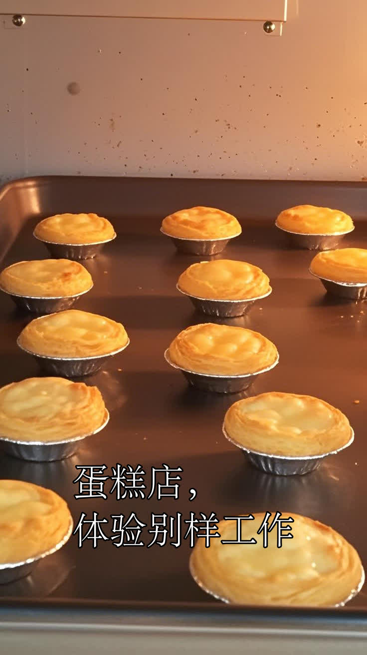 蛋糕店,体验别样工作