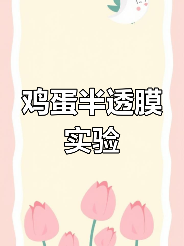 鸡蛋半透膜实验:趣味家庭科学小实验