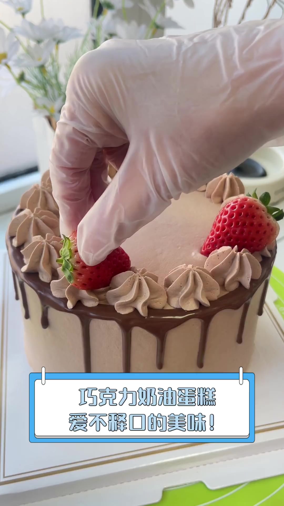 巧克力奶油蛋糕,爱不释口的美味!