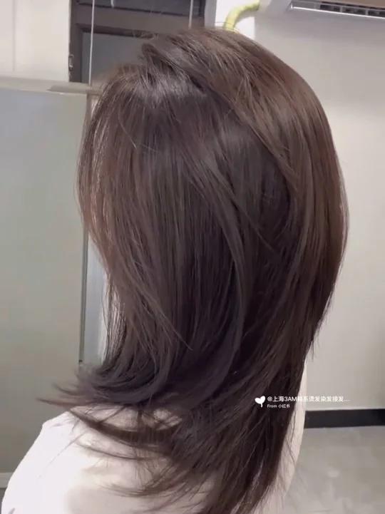 层次感锁骨发.辛芷蕾同款发型减龄又高级 发型 锁骨发 发型女 发型女中长 中长发发型 圆脸