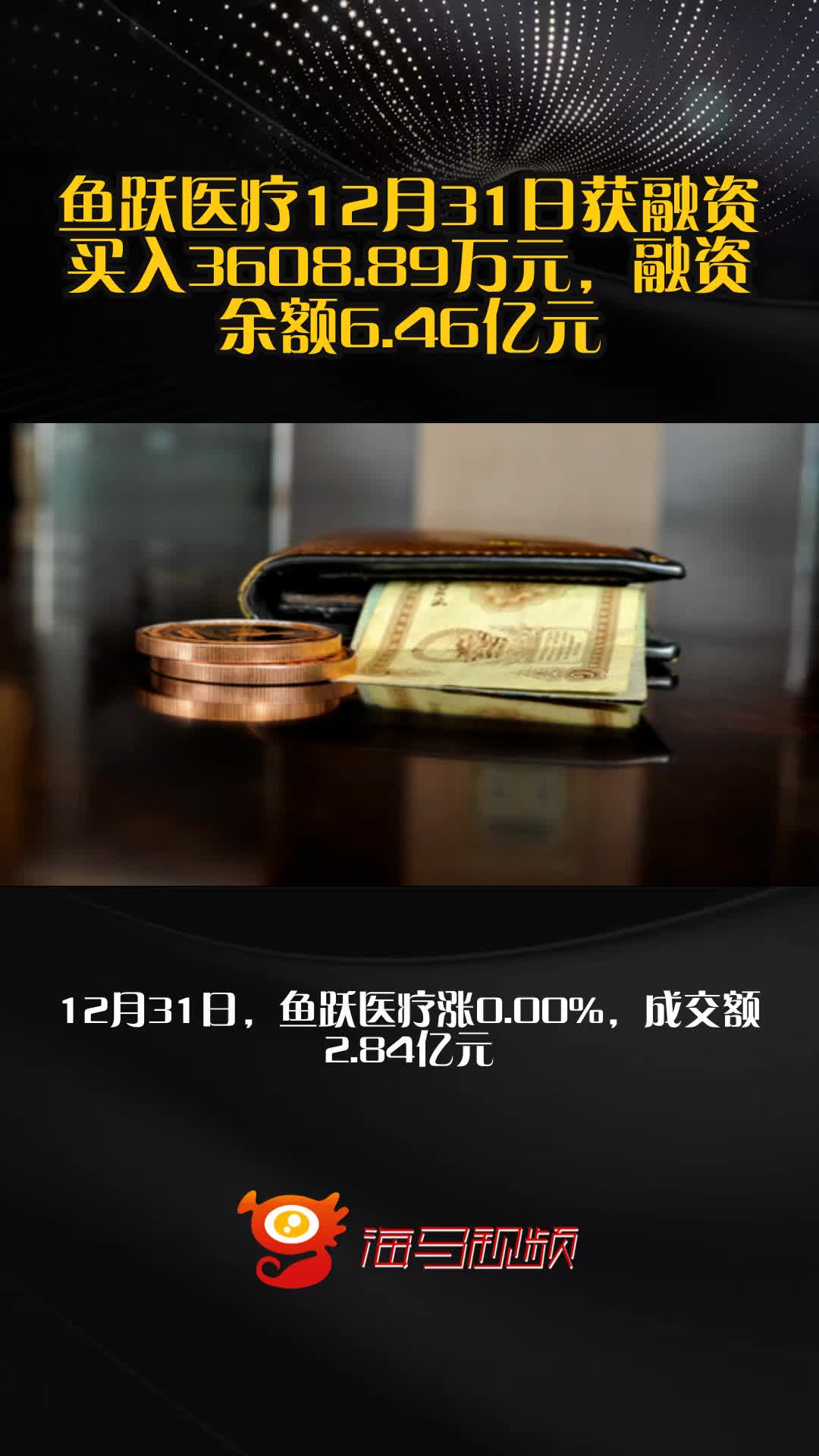 鱼跃医疗12月31日获融资买入3608.89万元,融资余额6.46亿元