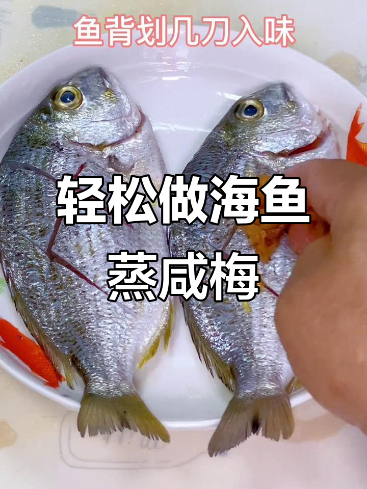 海鱼蒸咸梅,简单又美味,家常做法大公开