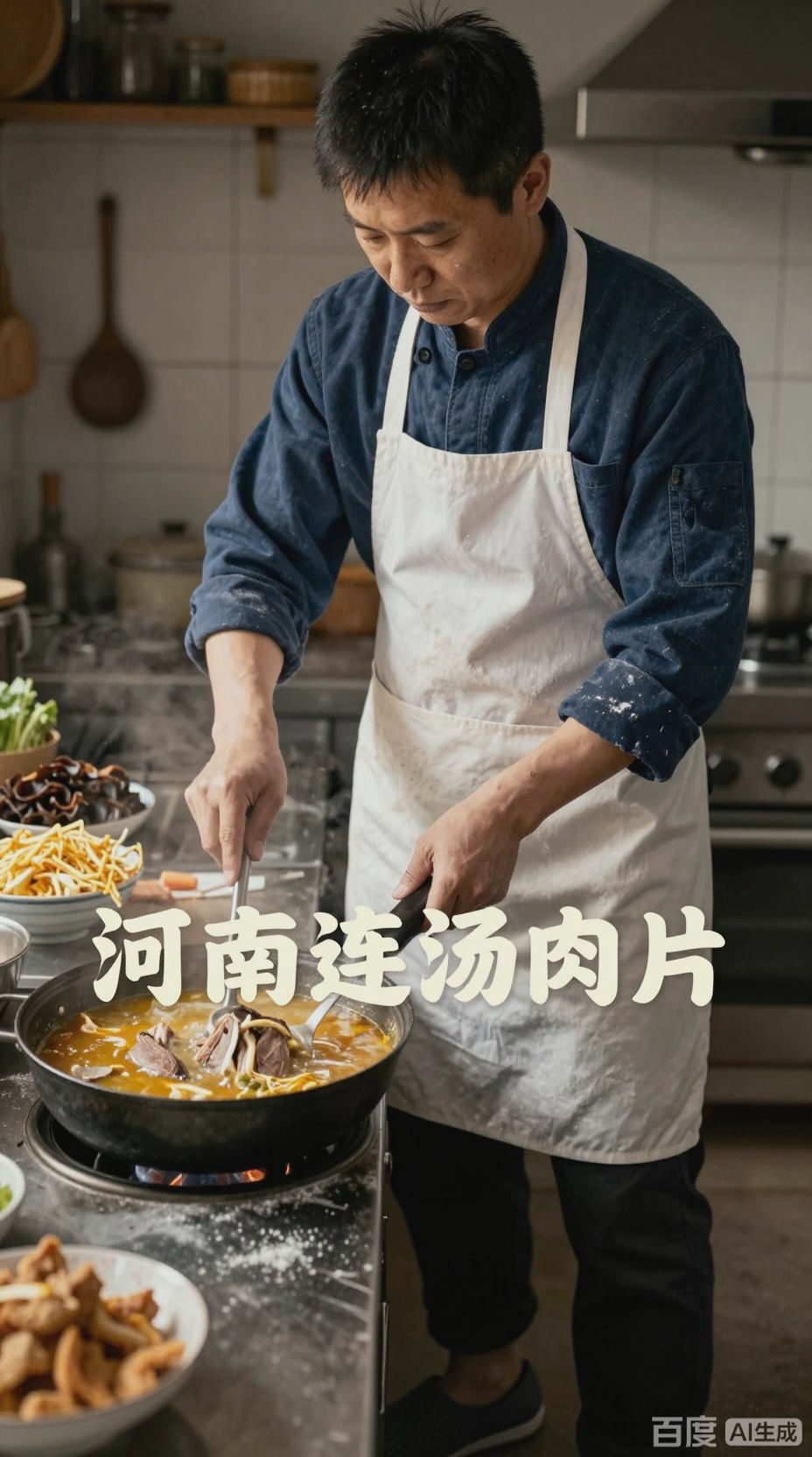 连汤肉片:河南特色美食制作