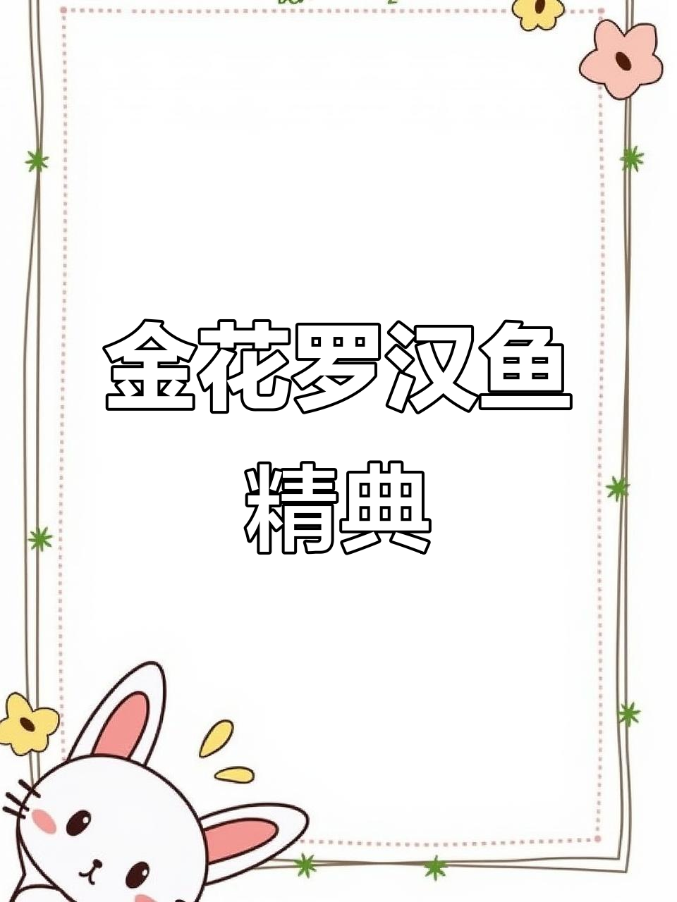 经典金花罗汉鱼，纹路细腻如画