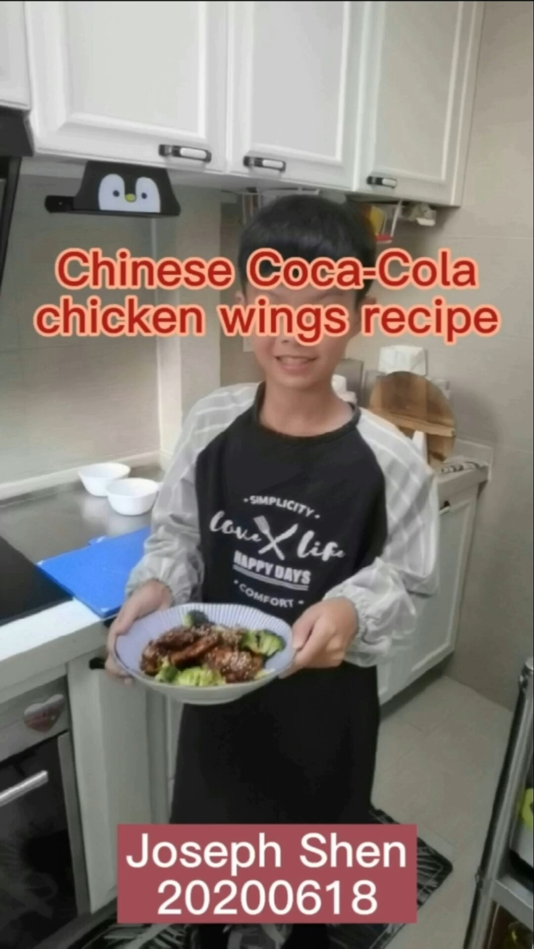 英文菜谱–可乐鸡翅