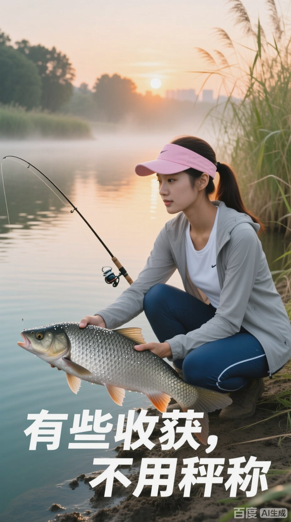 小月钓鱼奇遇，放生巨型草鱼