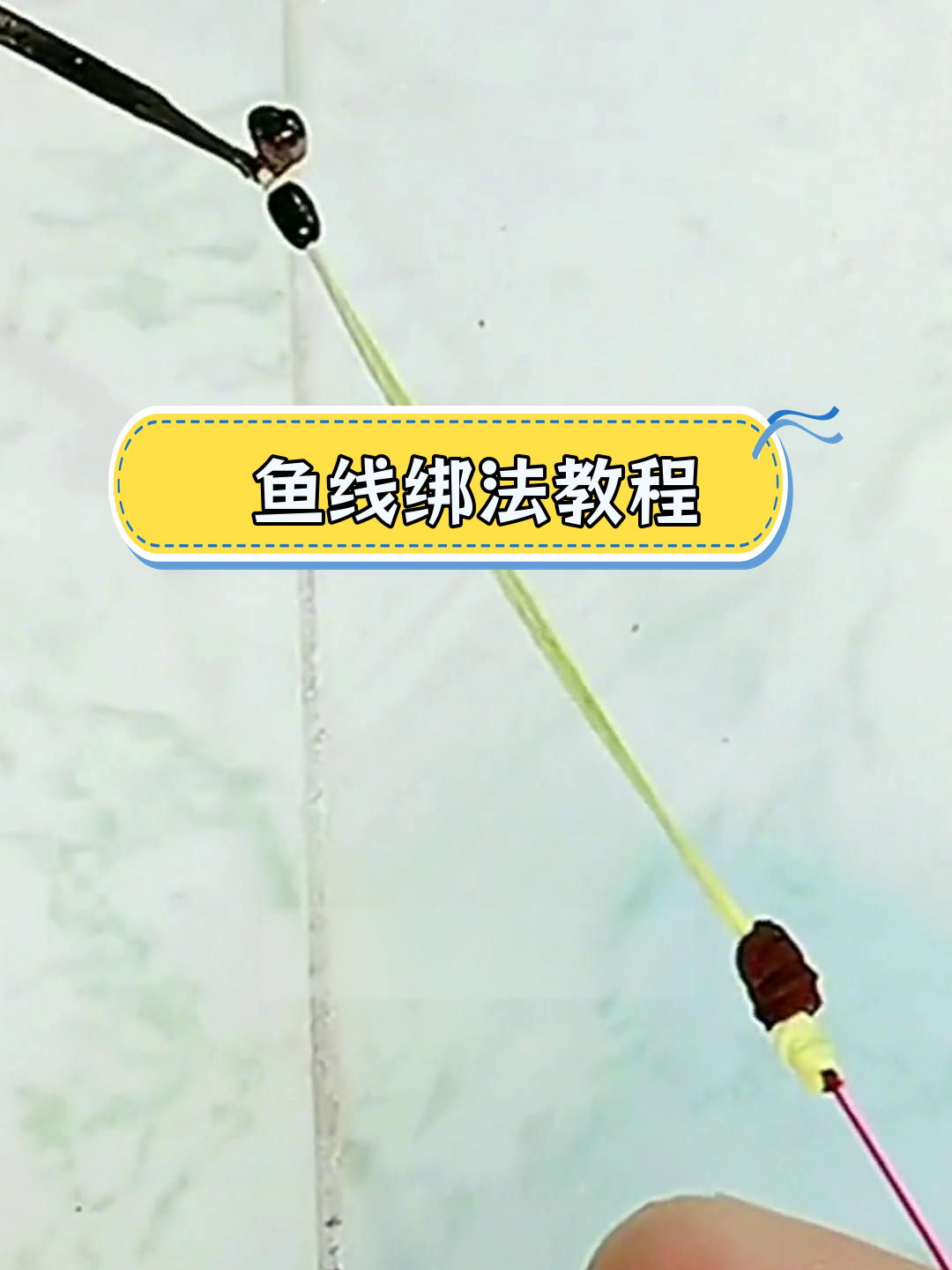 鱼线打结技巧教学,轻松掌握两种方法