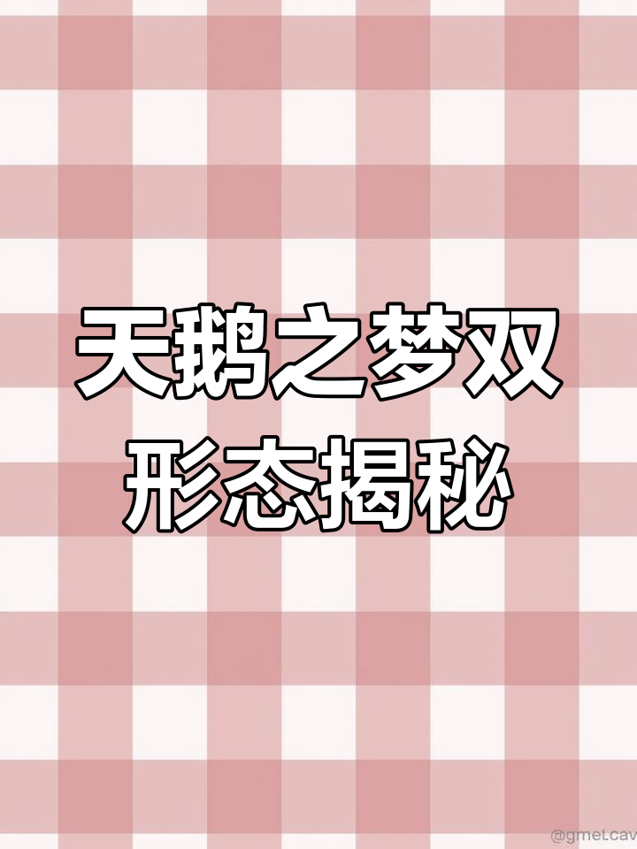 小乔天鹅之梦新形象曝光,双重形态惊艳登场