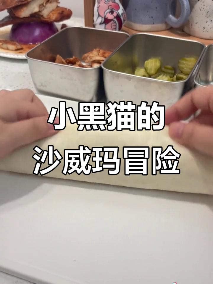 沙威玛传奇:小黑猫带你玩转烤肉卷饼世界