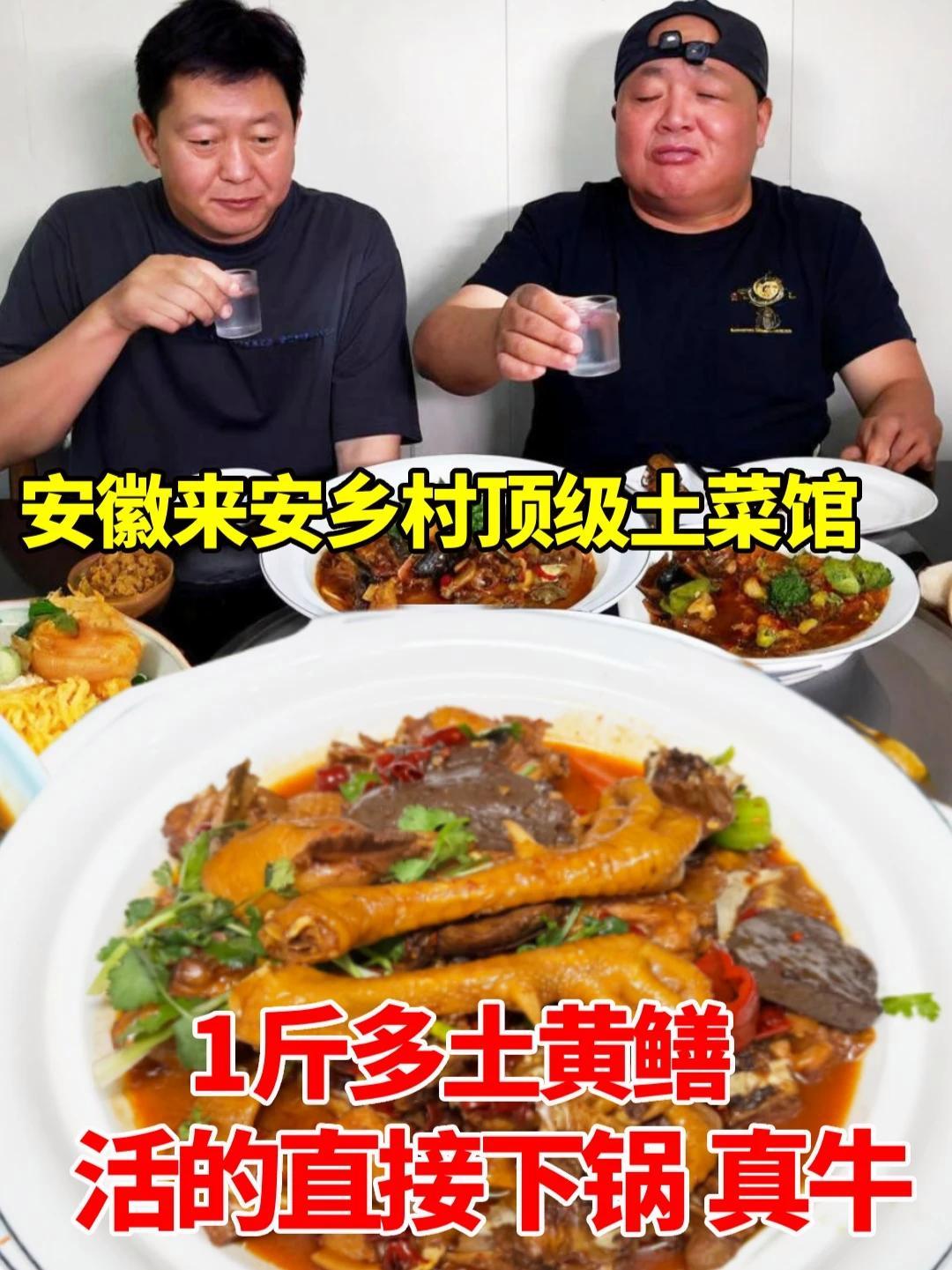 安徽来安乡村顶级土菜馆,1斤多土黄鳝活的直接下锅,真牛 安徽来安乡村顶级土菜馆,1斤多土黄