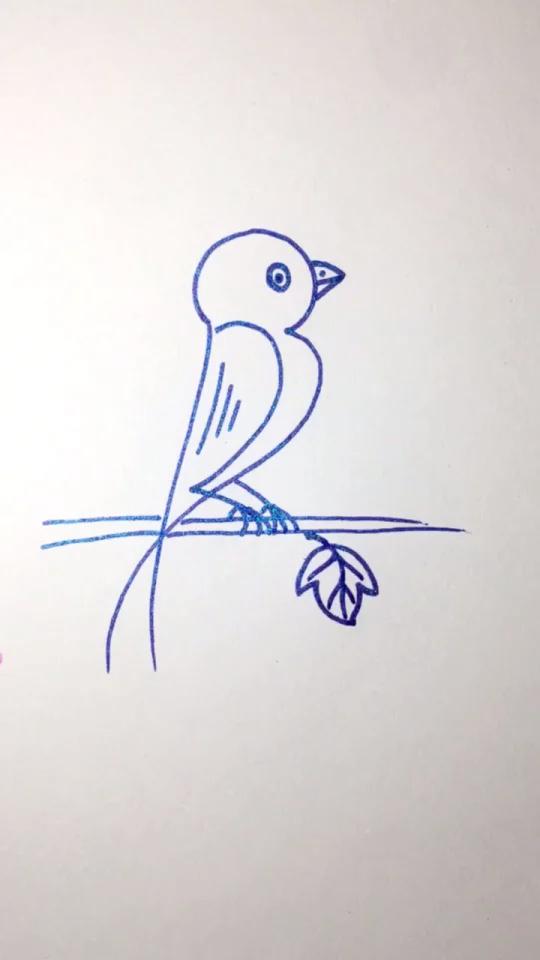 小鸟简笔画