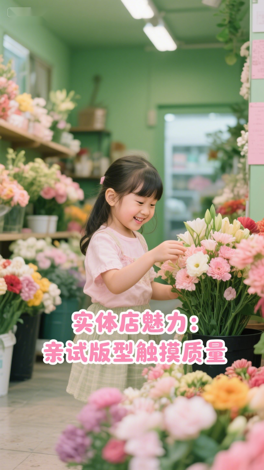 实体店魅力：亲试版型触摸质量