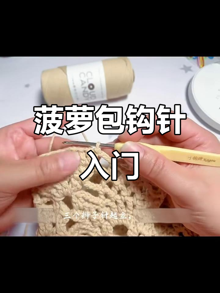 菠萝包包钩针教程:从基础到高级技巧全掌握