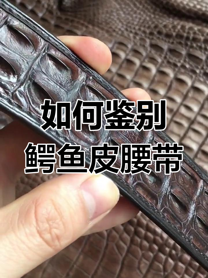 鳄鱼皮腰带真伪辨别技巧