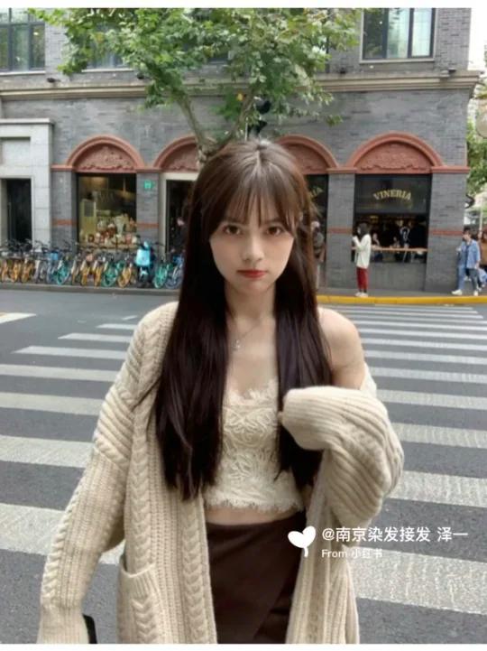 韩系发色推荐~奶茶栗棕色高级又显白