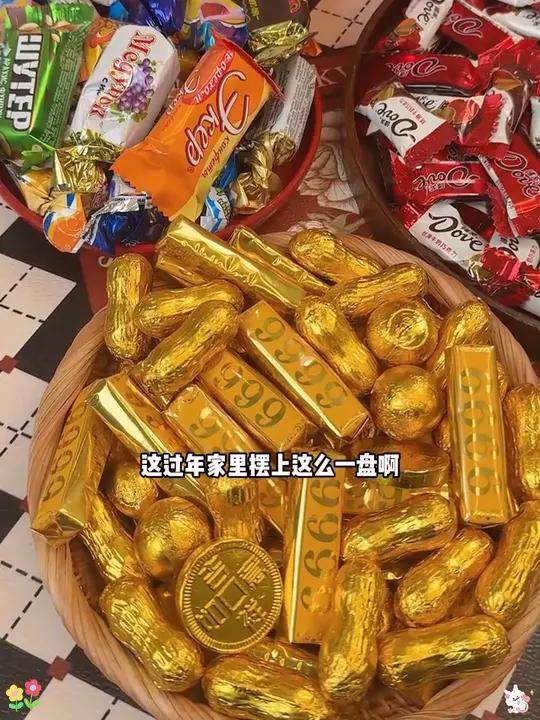 金币金元宝巧克力一斤才9块9库存不多闭眼薅囤好货过大年超便宜超划算网红糖果巧克力金元宝巧克