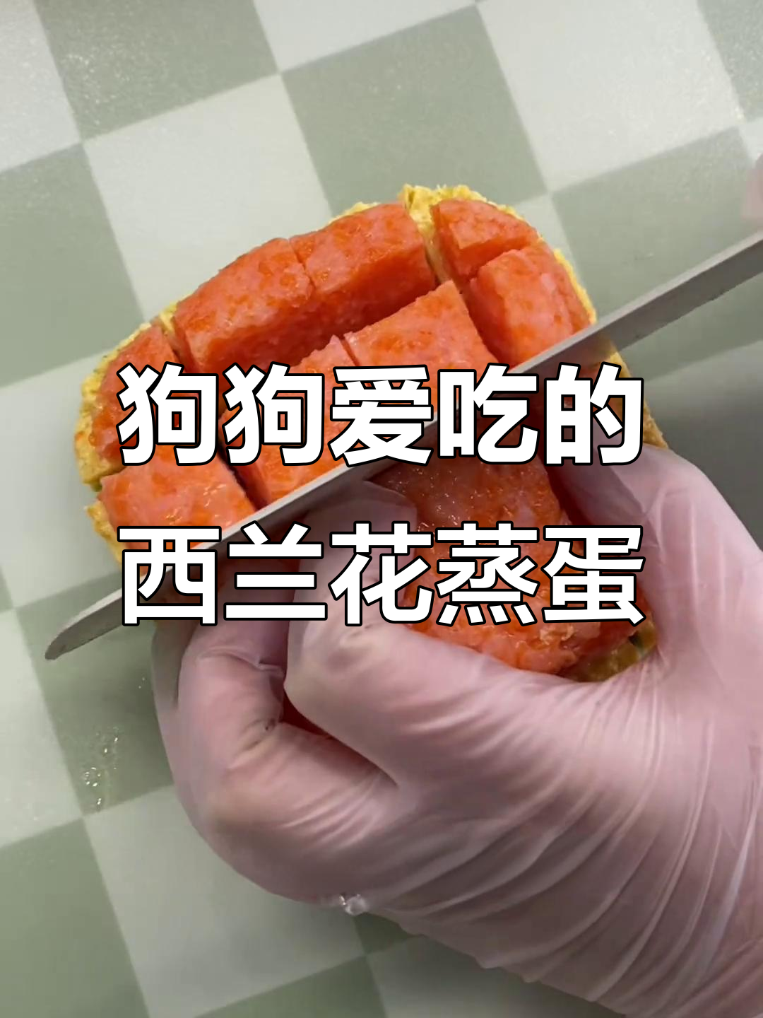 西兰花虾仁蒸蛋,狗狗最爱!营养美味又鲜美