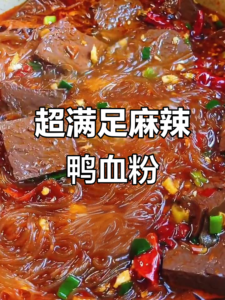 麻辣鸭血粉丝汤,开胃又过瘾,一勺豆瓣酱让味道更赞
