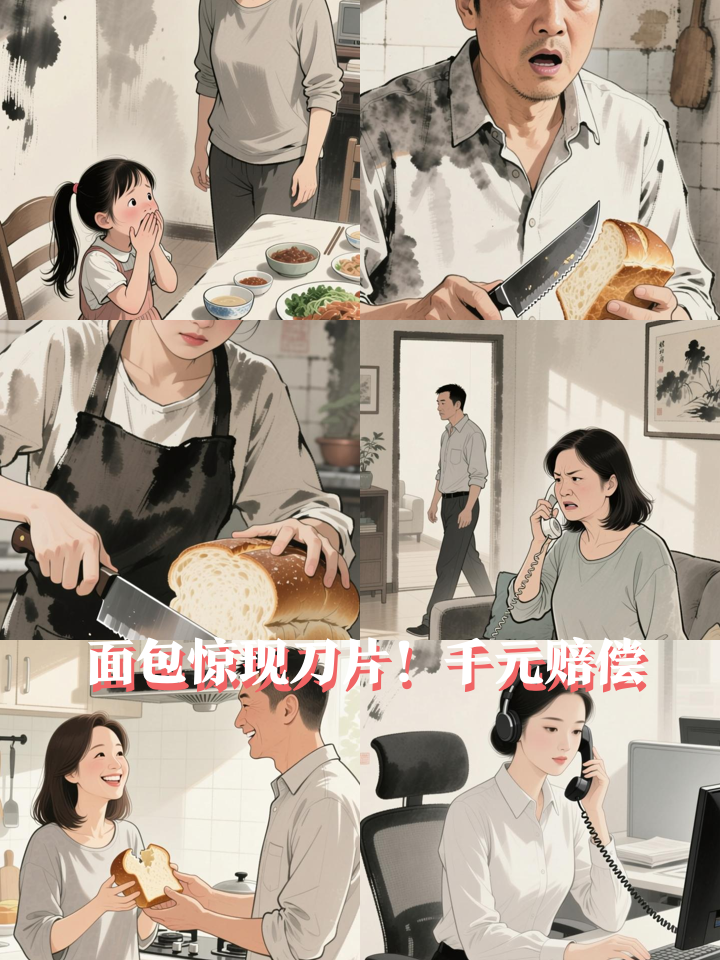 广州一女子买山姆面包发现疑似刀片!联系客服反馈后,山姆方承诺赔付1000元