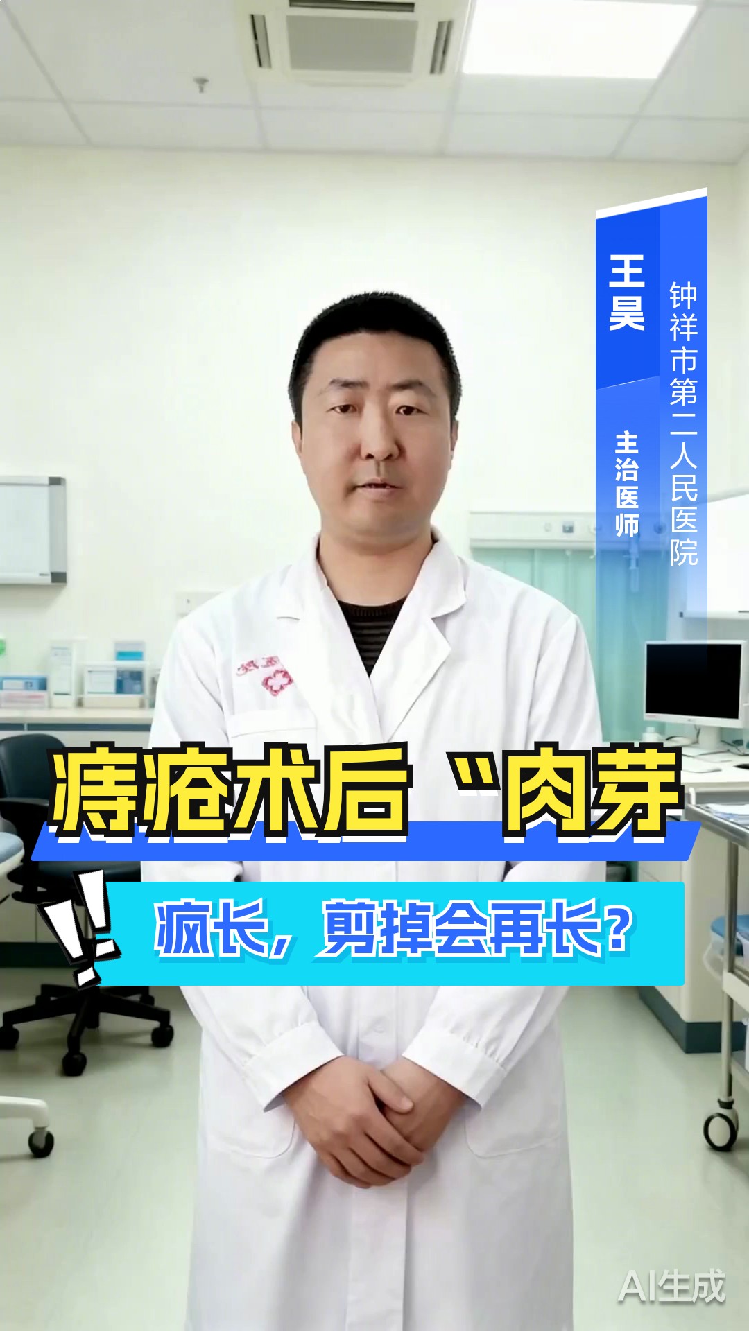 痔疮术后“肉芽”疯长，剪掉会再长？