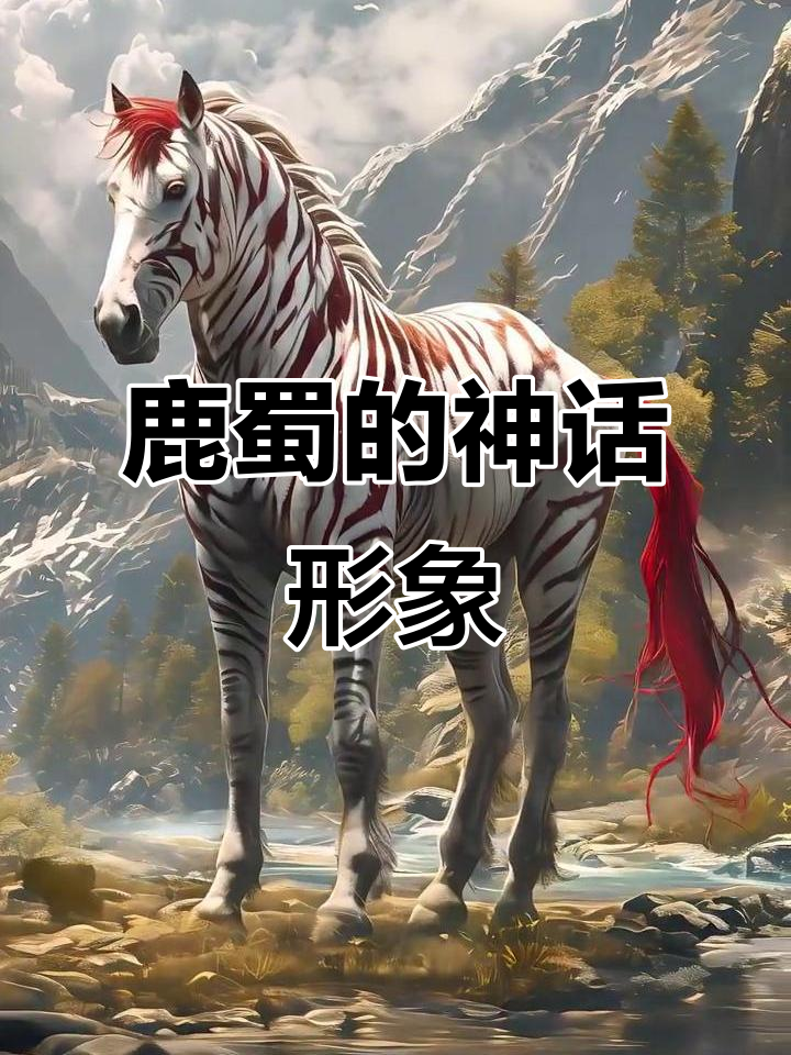 山海经神兽鹿蜀:白头红尾,斑纹如虎的美丽形象