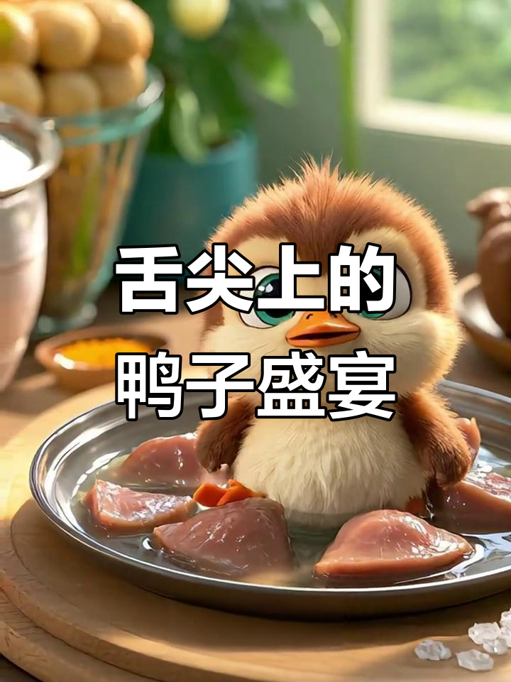 鸭子美食大赏:从鸭头到鸭脚,一网打尽!