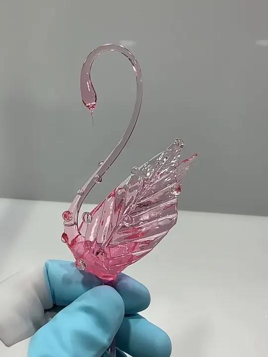 粉色水晶天鹅制作!