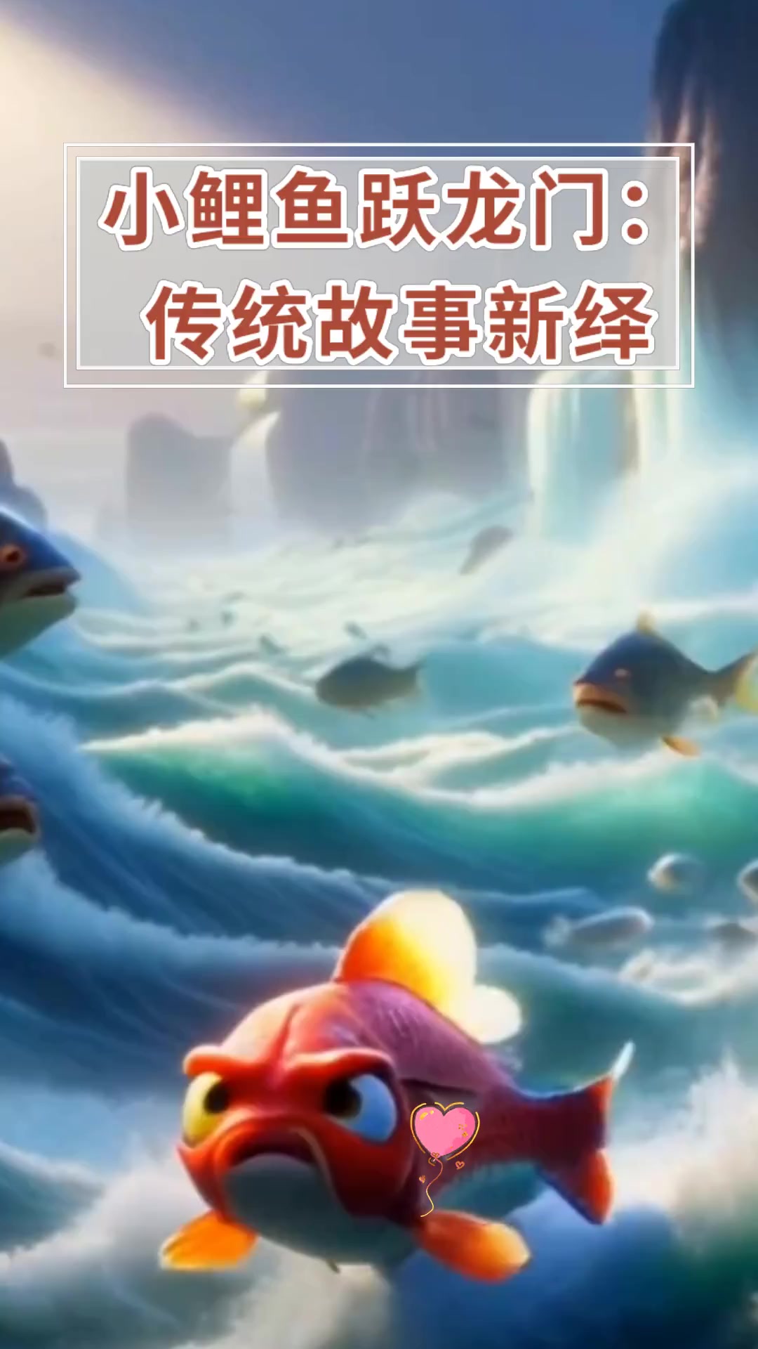 小鲤鱼跃龙门:传统故事新绎