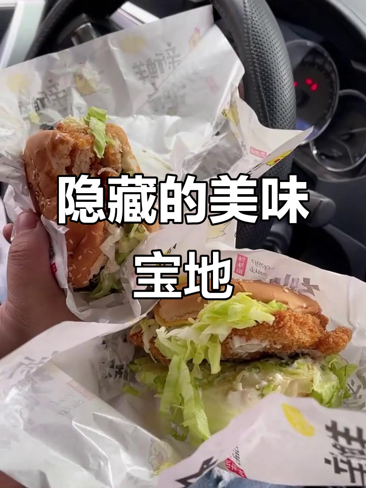 大鸡排与田园汉堡,鸡腿美味,位置隐蔽但易找