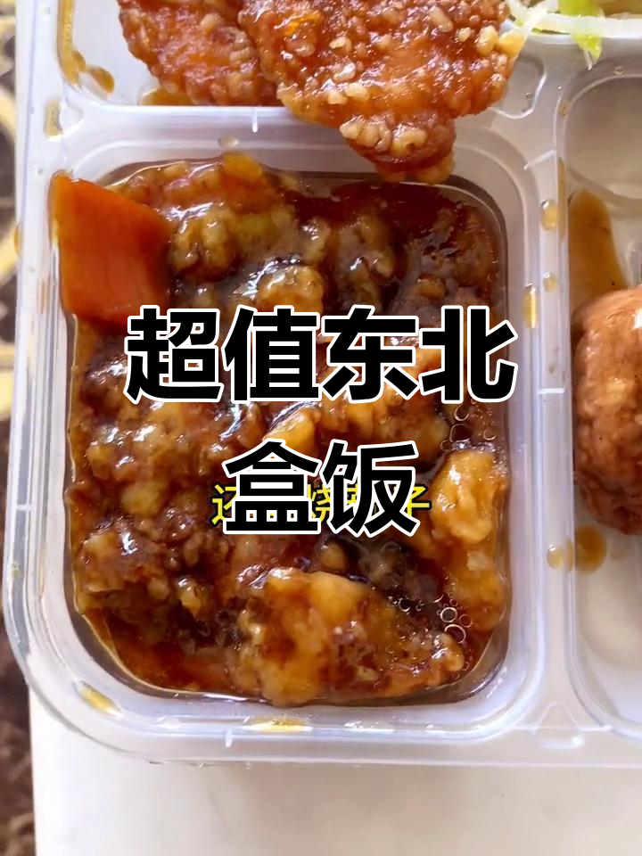 东北街头盒饭,十元超值!肉菜丰富,味道绝佳