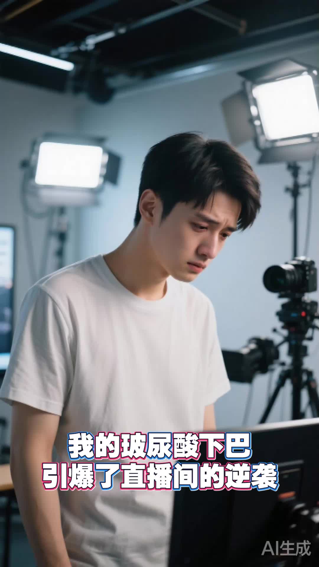 我的玻尿酸下巴,引爆了直播间的逆袭!