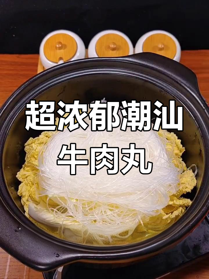 潮汕牛肉丸粉丝煲,Q弹美味让人怀念