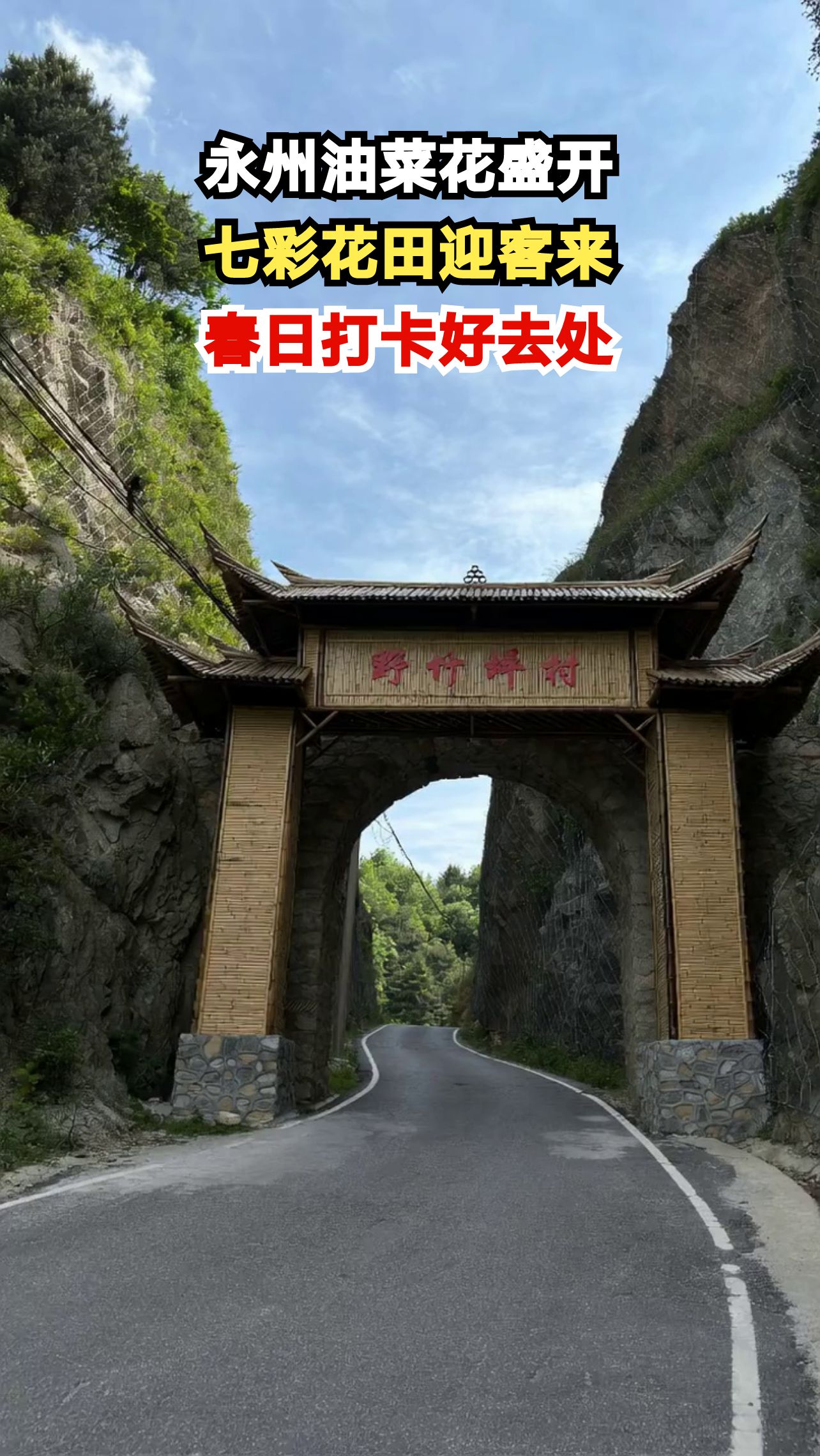 湖南蓝山300亩七彩油菜花绽放,游客穿汉服打卡春日美景
