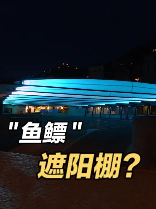 “鱼鳔”搭建的停车棚膜结构