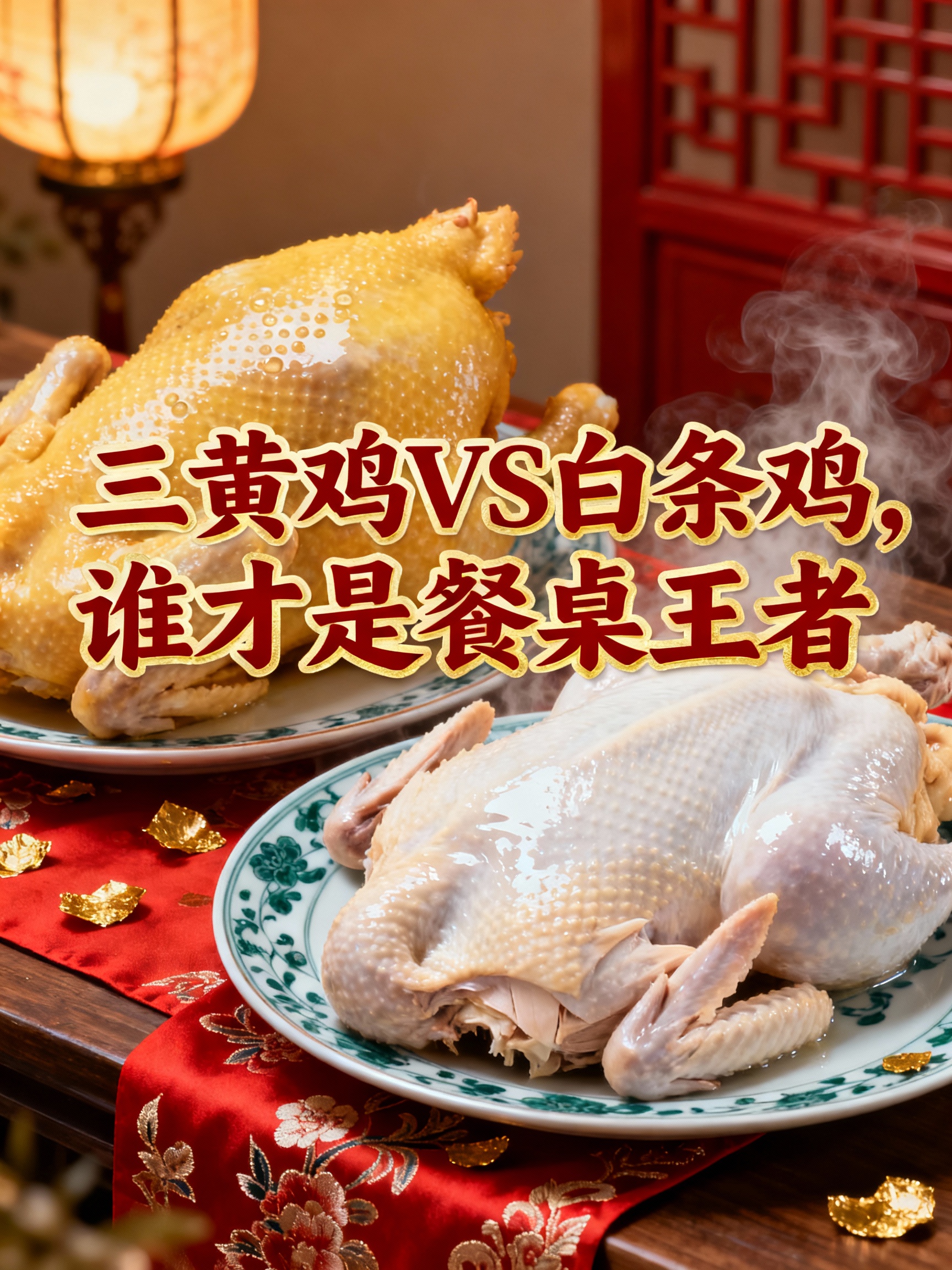 三黄鸡VS白条鸡,谁才是餐桌王者