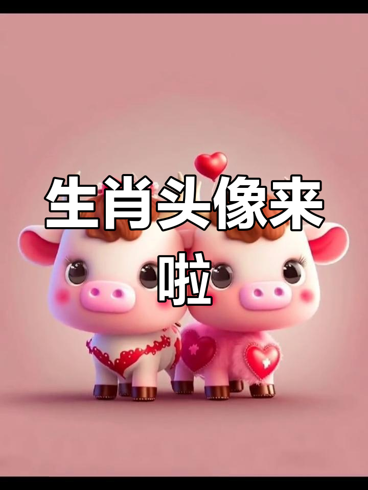 十二生肖情侣头像大集合,快来选你的属相!