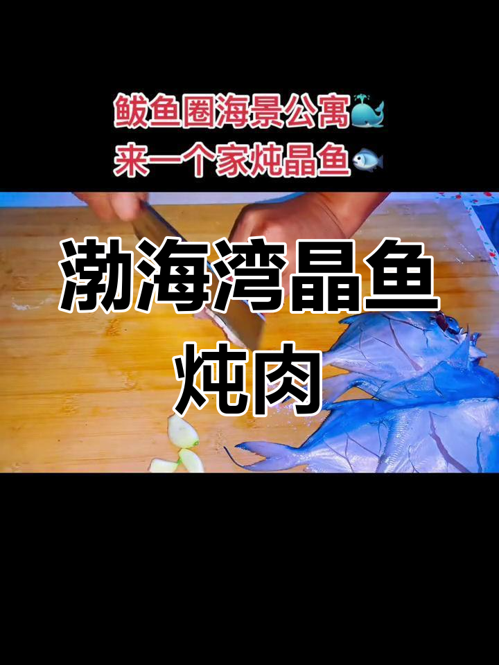 渤海湾野生晶鱼炖肉，香气扑鼻让人怀念